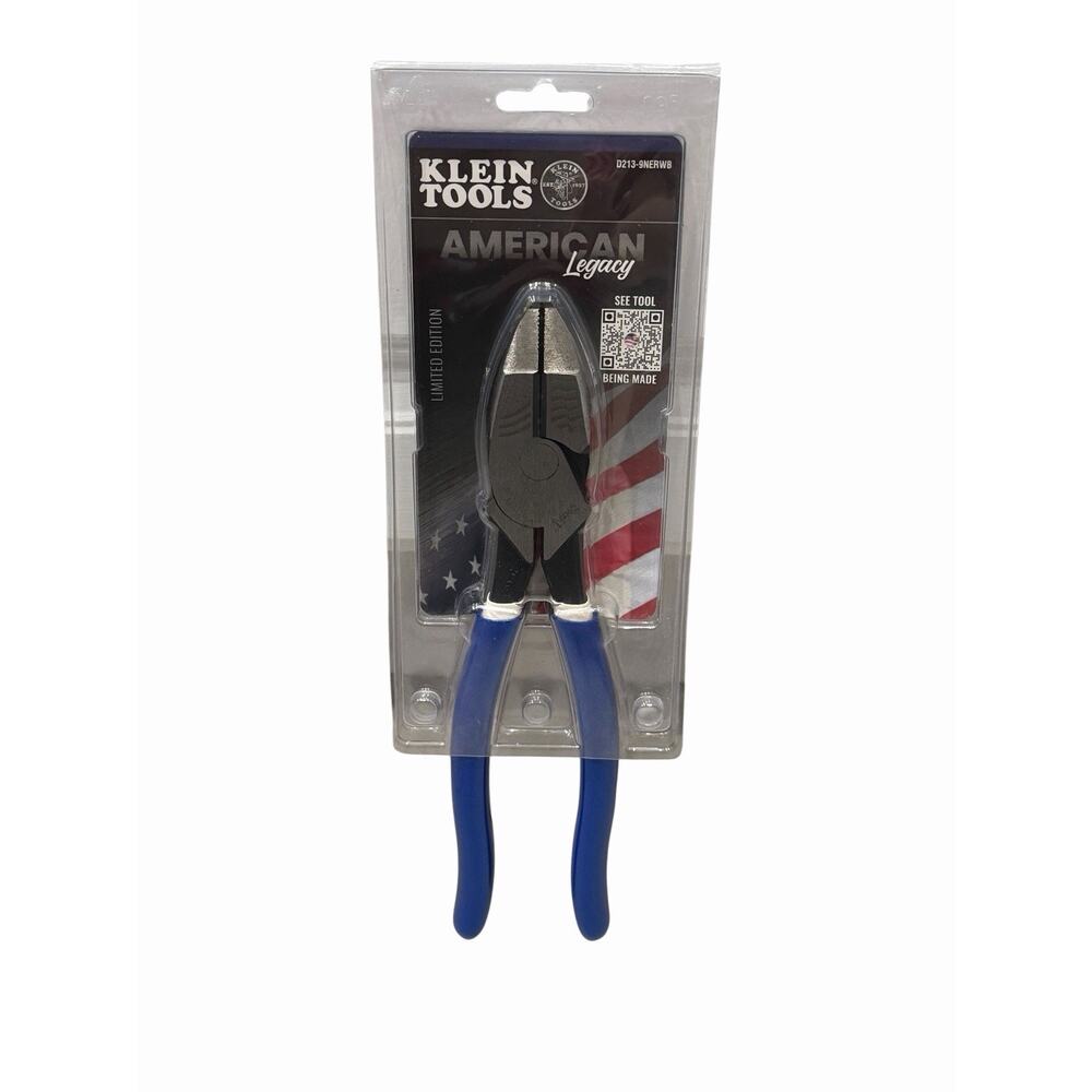 Klein American Legacy D213-9NERWB Pliers Limited Edition Lineman Side Cutters